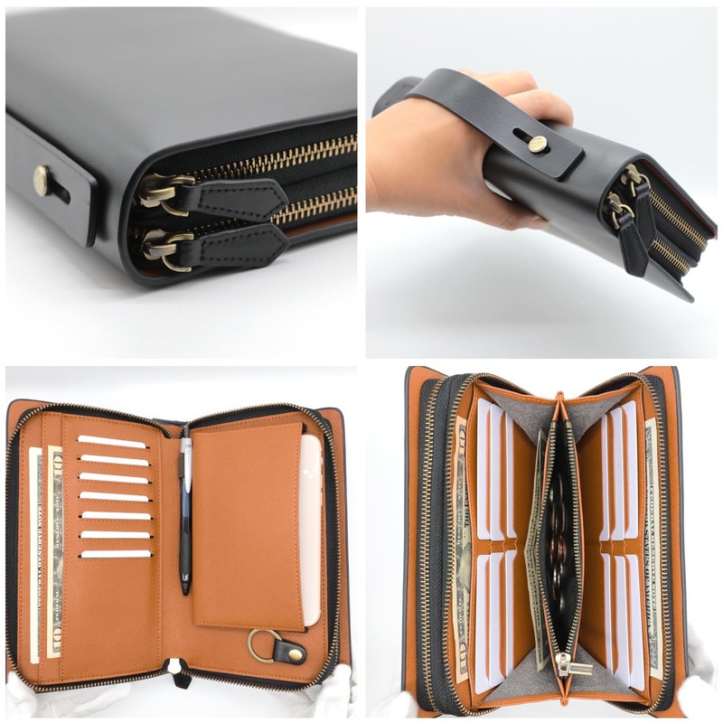 BlissLeather (Made in Spain) Premium Genuine Leather, Second Bag, Integrated