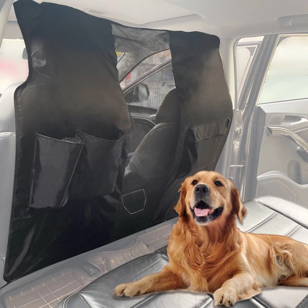 Seinvok Dog Car Net Barrier for SUV - Dual Layer