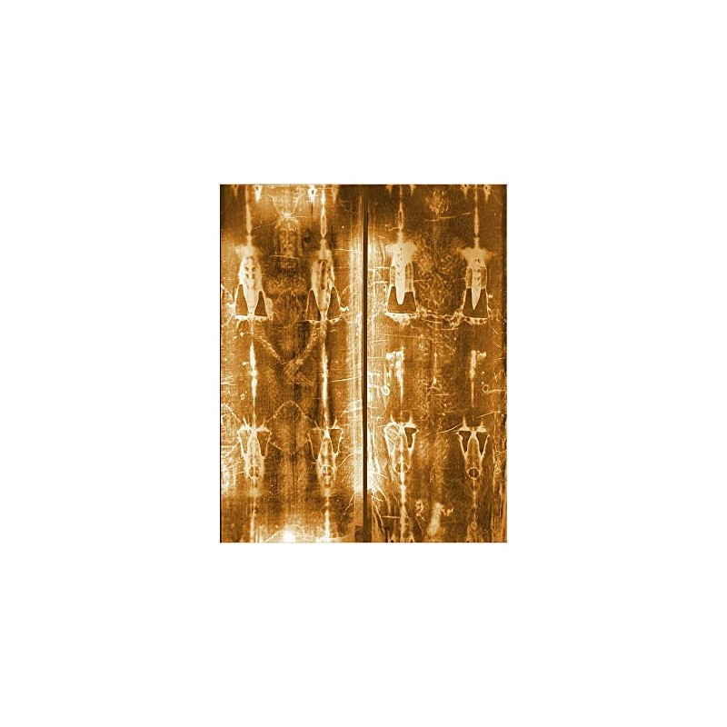Hispanic World Jesus Shroud of Turin Negative Image Front &