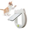Pet Flap Door 4 Way Locking Noiseless Weather Resistant Cat