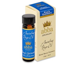Generic ABBA Oil King's Garments 1/4oz Bottle ANOINTING Oil in Gift Box - ABBA Jerusalem, Clear