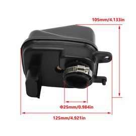 PowerMotor Air Filter Cleaner Box Housing Assembly Replacement For PW50 PY50 QT50 Y-Zinger 1981-2009 Pocket Bike Dirt Bike Motorcycle