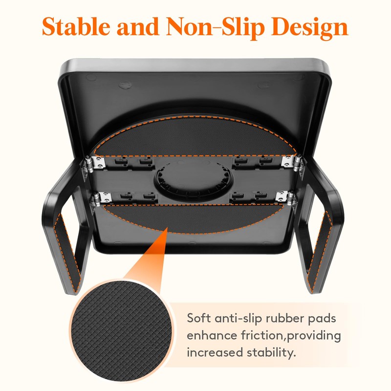 Lifewit Plastic Rotating Couch Armrest Table, Adjustable Sofa Arm Clip