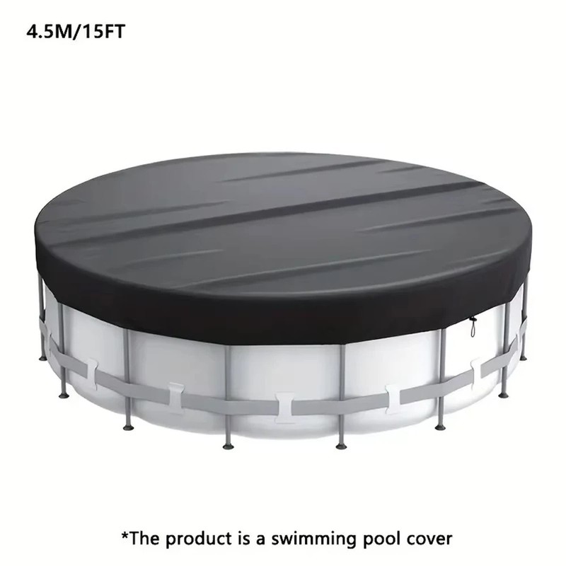 4 Ft Round 210D Waterproof Above Ground Pool Cover with