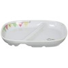 E-Kids Tableware East Divided Lunch Plate, 8.7 inches (22 cm),