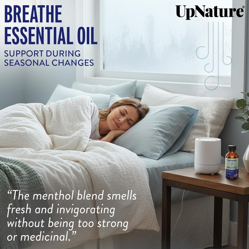 UpNature Breathe Essential Oils Blend (Large 2oz) Essential Oils for
