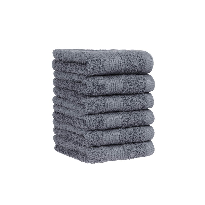6-Piece Guest Towel Set in Many Colours 100% Cotton 30