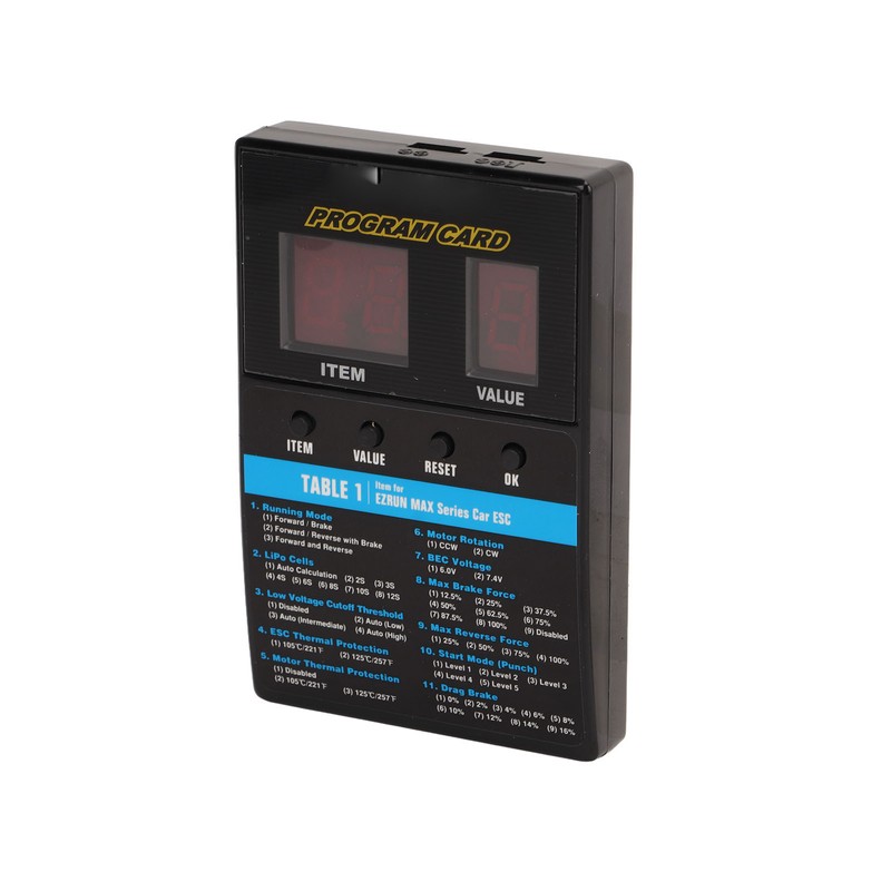 LED Program Card Box Brushless Universal ESC Programming Card for