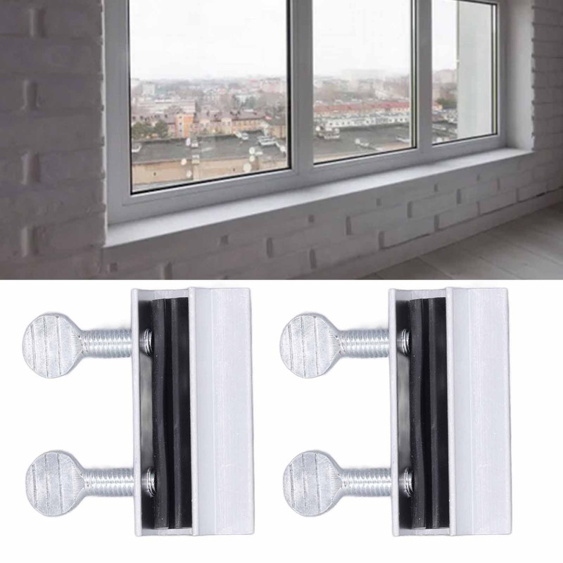 10Pcs Sliding Window Locks Aluminum Alloy Anti Aging Adjustable Window