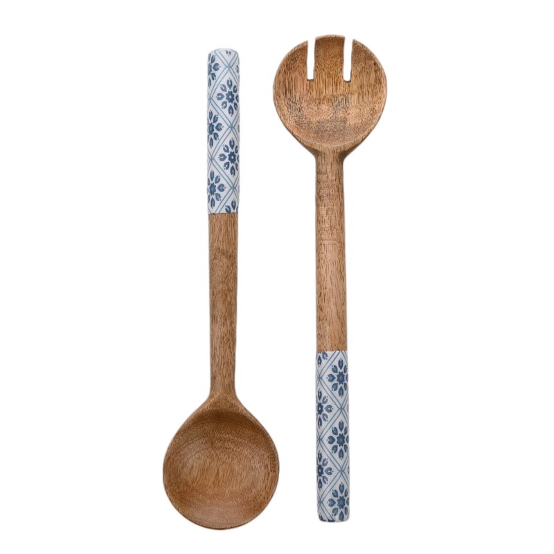 Country Living - Mango Wood Set of Salad Servers -