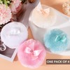 4 Pcs Fluffy Powder Puff Large 90 * 30 mm,