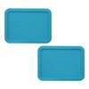 Pyrex 7210-PC 3 Cup Teal Blue Food Storage Replacement Lid