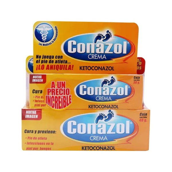 2 Antimicotico Conazol Crema 2 % Tubo C/40 Gr +