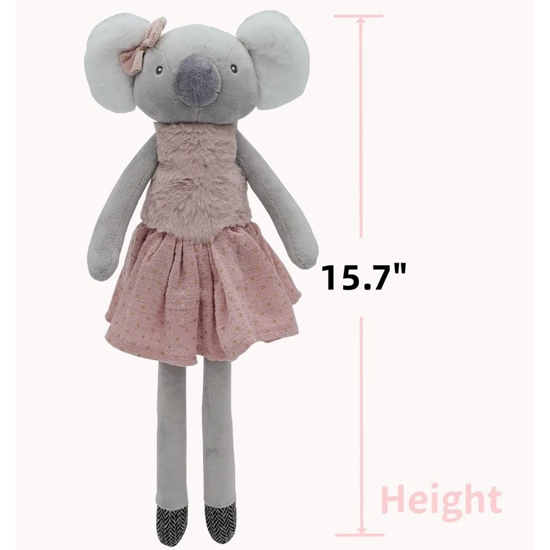 Mikee Fluffie Koala Stuffed Animals for Girls,15.7" Girl Koala Plushies