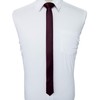 JEMYGINS Men's Narrow Tie Plain in Various Colours 4 cm