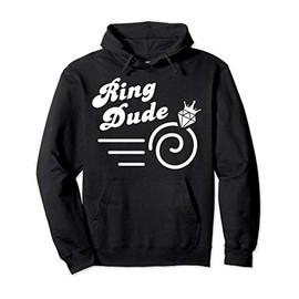 Ring Dude Security | Cool Ring Bearer Wedding Gift Pullover Hoodie