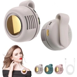 Unbranded 2025 New Mini Portable Silent Bladeless Fan Small Clip On Shirt Waist Adjustable