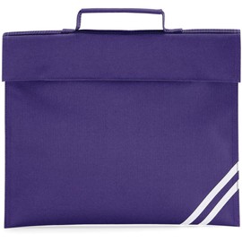 Quadra CLASSIC BOOK BAG SCHOOL BAG - 8 COLOURS - Purple