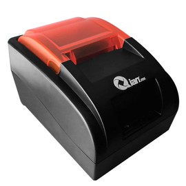 Qian Impresora de Tickets, Línea Térmica, 58mm, 203 x 203 dpi, USB 2.0, Negro/Naranja.