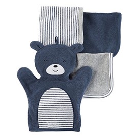 Carter's Baby Boys' Bear 4-pack Washcloths