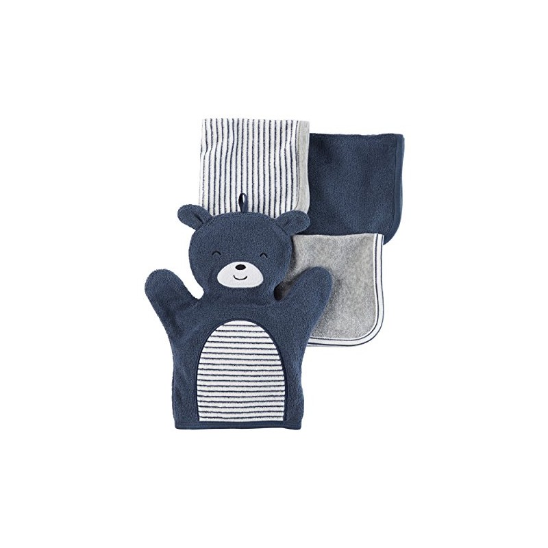 Carter's Baby Boys' Bear 4-pack Washcloths