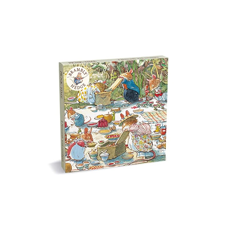 Museums & Galleries Brambly Hedge Picnic Time 8 Square Notecards