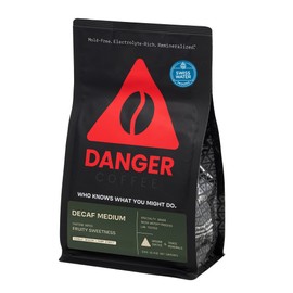 Danger Coffee by Dave Asprey, Remineralized, Mold Free & Lab Tested Decaf Coffee, 10.9 Ounce