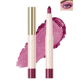 Glitter Eyeshadow Pen, Waterproof & Long-Lasting Eyeshadow Stick, Highly Pigmented Pearlescent Cream Shimmer Eyeshadow Pen, Create Glittering Eye Make-Up, Smooth Eye Highlighter Pencil-05