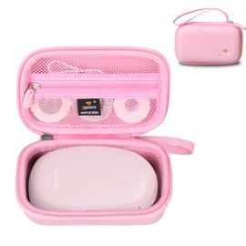 Aproca Estuche de almacenamiento de viaje duro rosa, para máquina de etiquetas SUPVAN E10