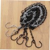 Abaodam 2pcs Galvanized Iron Hanging Chains for Bird Feeders Planters