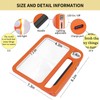 Amoper 5X 10X Full-Page Magnifying Glass with Light, Rechargeable Handheld