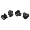 4pcs RC Crawler Link Mount Black Coating Increase Front Rear