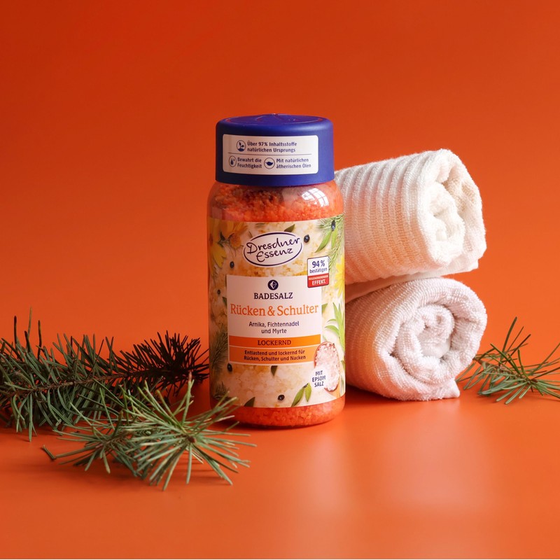 Dresdner Essenz Bath Salt Back & Shoulder 600 g Bath