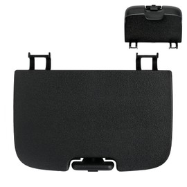TQPONLY Overhead Console Sunglasses Holder Bin Door | Compatible with Ford Super Duty F250 F350 F450 F550 Truck | Replaces 4C3Z7811586CAA Roof Sunglass Storage Box Lid (Black)