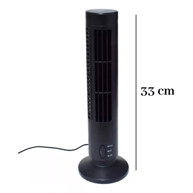 Ventilador Mini Ventilador De Torre Para Escritorio Con 2 Velocidades