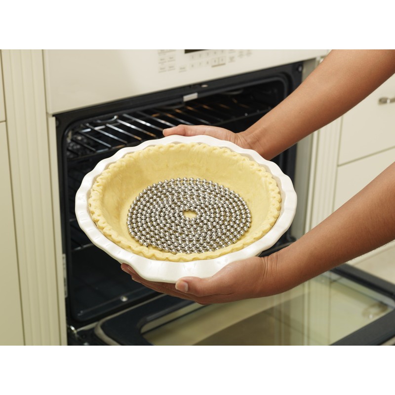 Jaz Innovations Perfect Pie Crust Stainless Steel Weight Chain -