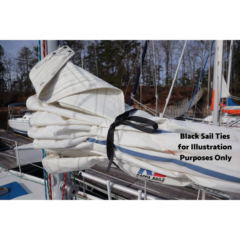 EZ-Xtend Sail Ties Marine Loop Heavy Duty UV Resistant Polyester