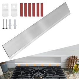 11NBBKGDDS Universal Front Control Freestanding Range Stainless Backguard with 29.75" W×4.75" T×0.25" D Compatible with all brands of 30" Backsplash & Stove,Include Frigidaire Whirlp