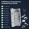 Heating Element fit for Roper Whirlpool Dryer RED4516FW0-279838 W10724237 2406028