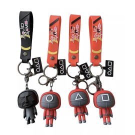 Complete Set Squid Game Keychain Pendant