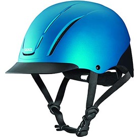 Troxel Spirit Horseback Riding Helmet, Teal Duratec, Large (7 3/8-7 3/4)