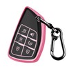 QBUC for Chevy Key Fob Cover,Soft Key Shell Case with