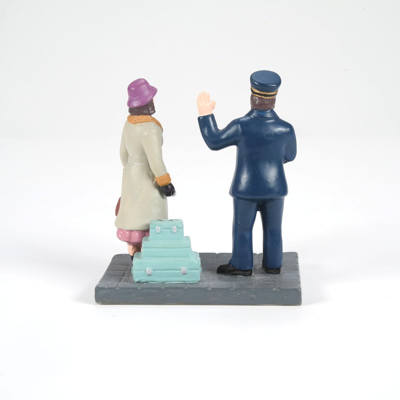 Department 56 Christmas in City Village Calling for A Porter