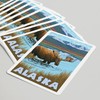 Lantern Press Alaska, Moose Drinking (52 Playing Cards, Poker Size