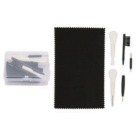 6pcs Sound Amplifier Cleansing Tools Debris Earwax Removal Earphone Care Brushes Accessories Kit White Brush