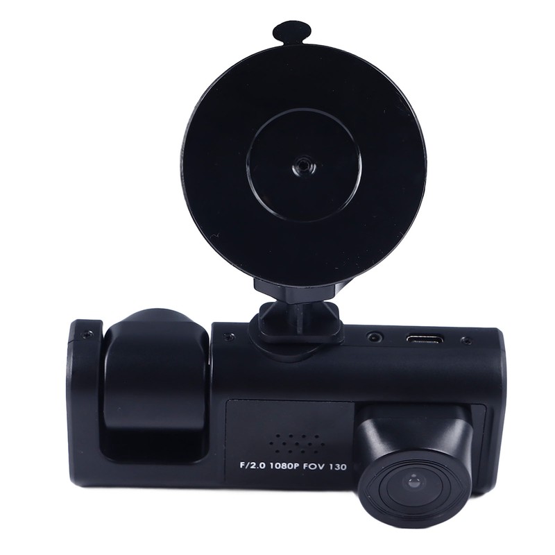 3 Channel Dash Cam 170° Front Viewing Angle Three Way