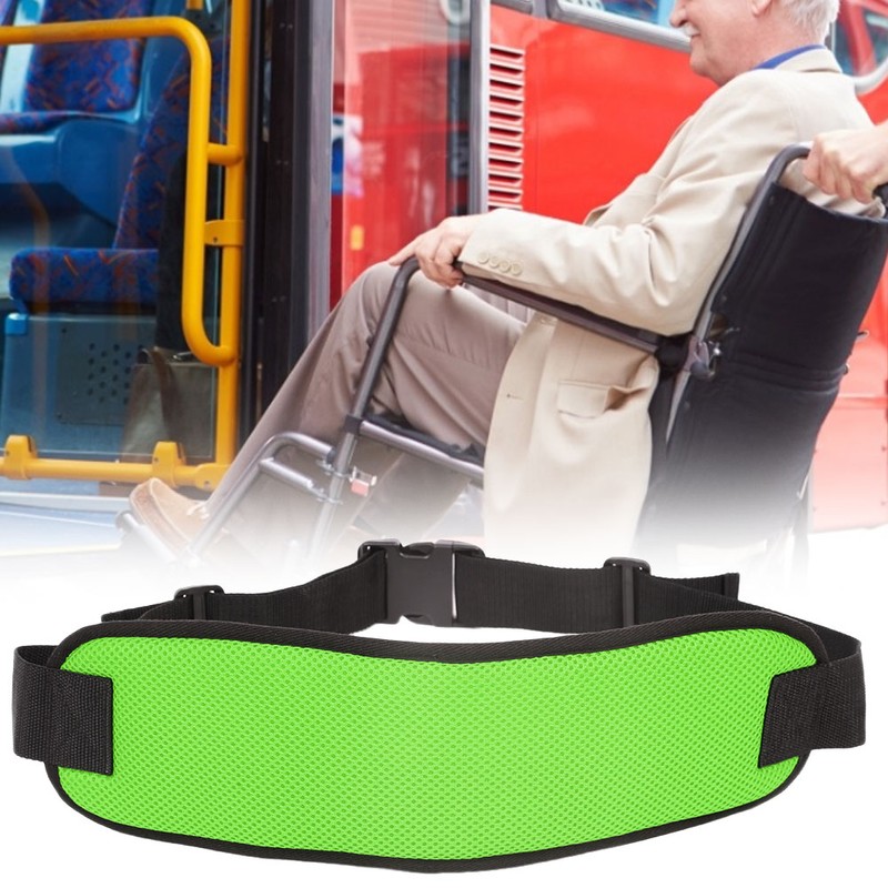 Wheelchair Seats Belt Adjustable Safety Harness Fixing Breathable Brace for
