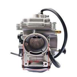 PEIYAPARTSGO YFM250 Carburetor Compatible With 1999 2000 2001 2002 2003 2004 Yamaha Bear Tracker 250 Yfm250X Yfm250Xh Yfm250XM with Fuel Filter, Air Filter, Intake Manifold Boot