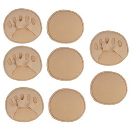 4 PCS Wiederverwendbare Silikon Vorfußpolster Mit Atmungsaktivem Stoffbezug, Ergonomische Ballenentlastung Für High Heels Und Enge Schuhe, Rutschfeste Einlagen Für Frauen Und Männer