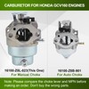 GCV160 Carburetor for Honda Lawn Mower Pressure Washer Parts 16100-Z0L-023